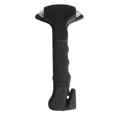 Emergency Hammer Black With Knife and Holder